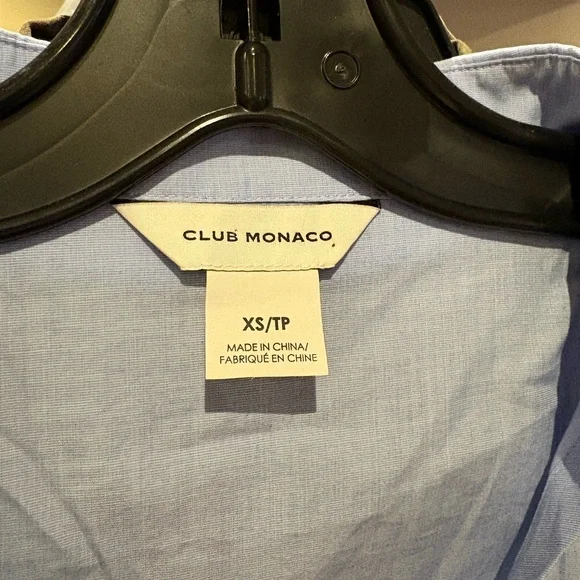 Club Monaco Sky Blue Shirt - Picture 2 of 2